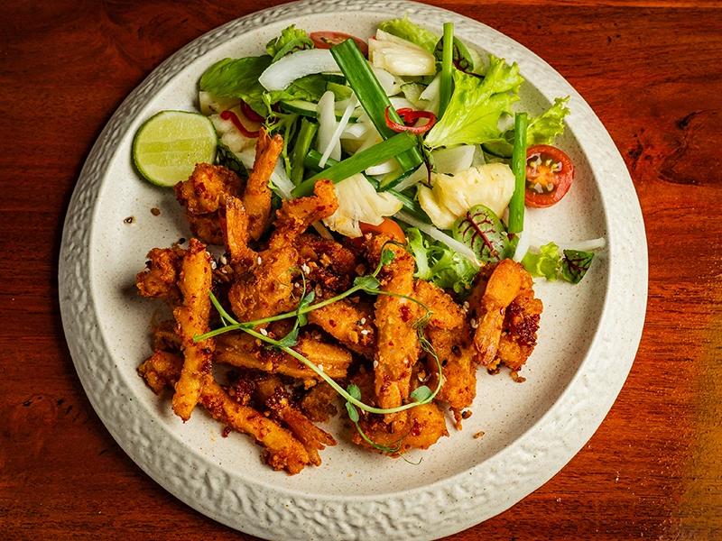 Seafood Cabe Garam Elys Kitchen Ubud